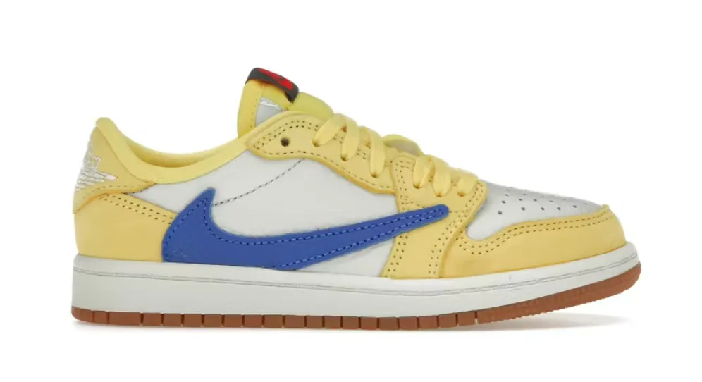 Air Jordan 1 Retro Low OG SP (PS) "Travis Scott Canary"