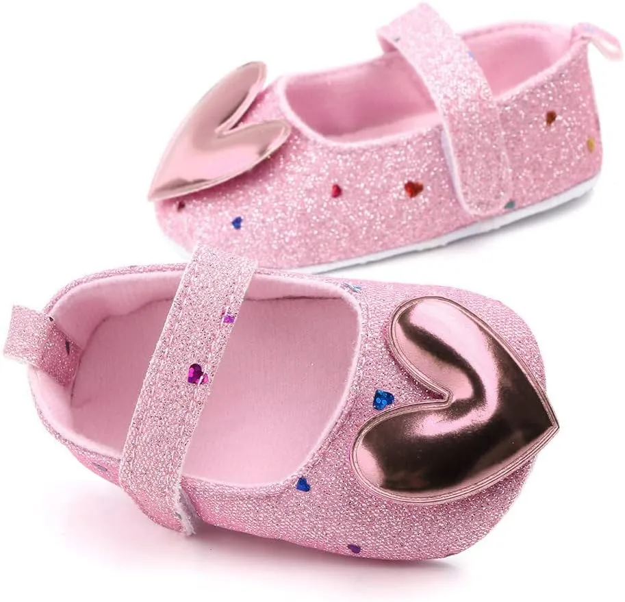 Baby Boy Shoes,Shoes Baby Heart Shaped Girls Shoes Infant Soft Soled Princess Indoor Walking Baby Shoes Sock Shoes