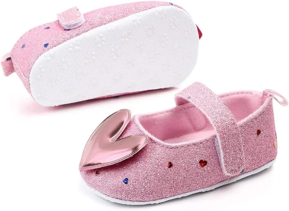 Baby Boy Shoes,Shoes Baby Heart Shaped Girls Shoes Infant Soft Soled Princess Indoor Walking Baby Shoes Sock Shoes