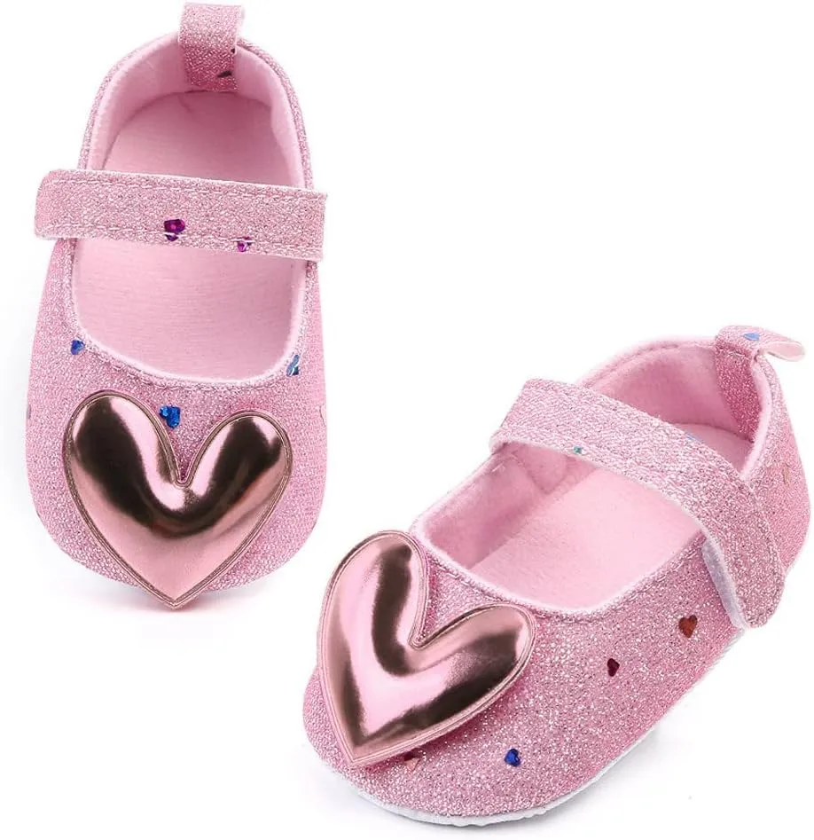 Baby Boy Shoes,Shoes Baby Heart Shaped Girls Shoes Infant Soft Soled Princess Indoor Walking Baby Shoes Sock Shoes