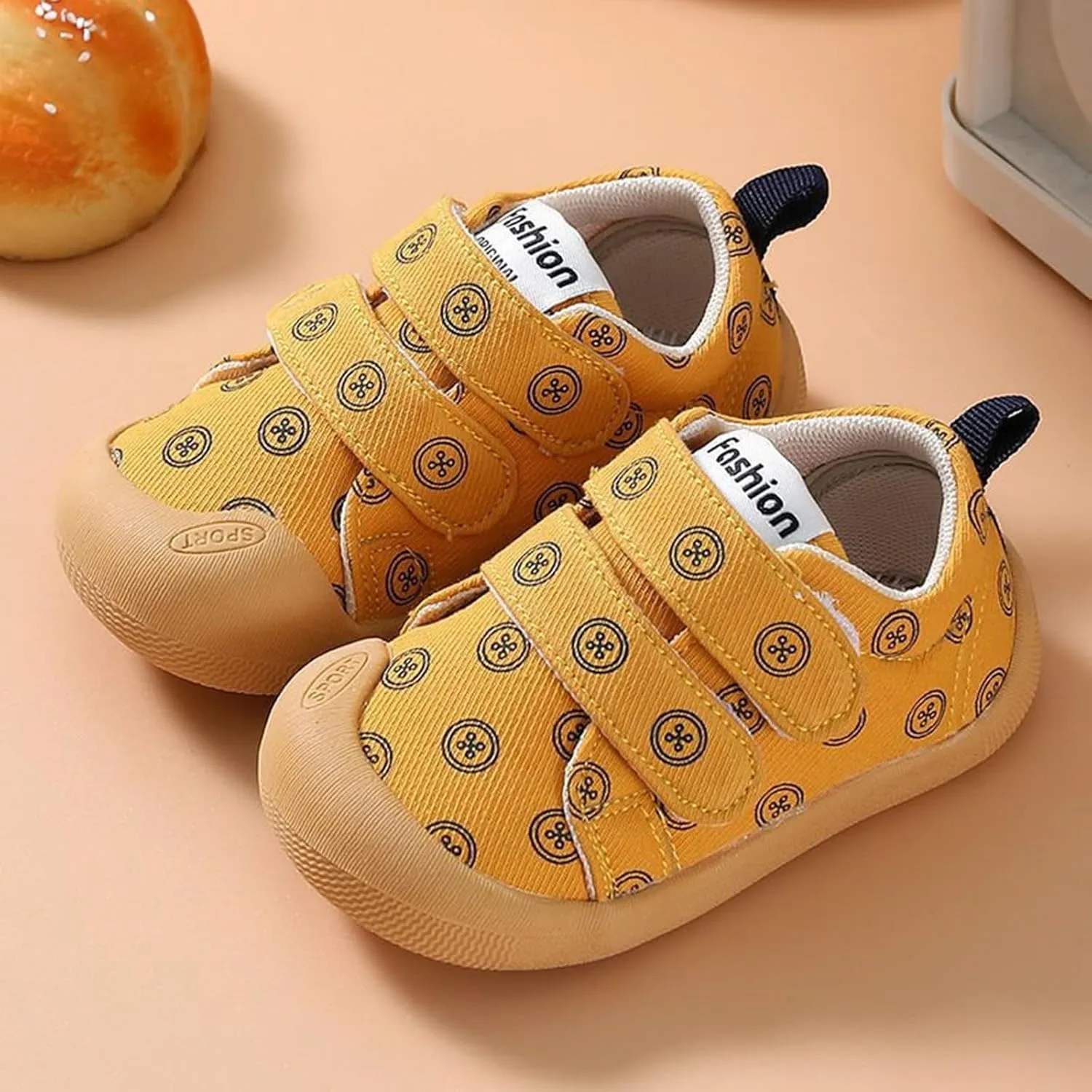 Baby Leopard Platform Canvas Shoes Unisex Boys Girls First Walking Shoes, Infant Non Slip Soft Sole Boy Big Snow Boots