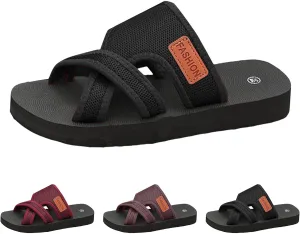 Breathable Mesh Sandals for Women,Avylays Orthopedic Sandals Arch Support Flip Flops Summer Beach Flat Slide Sandals