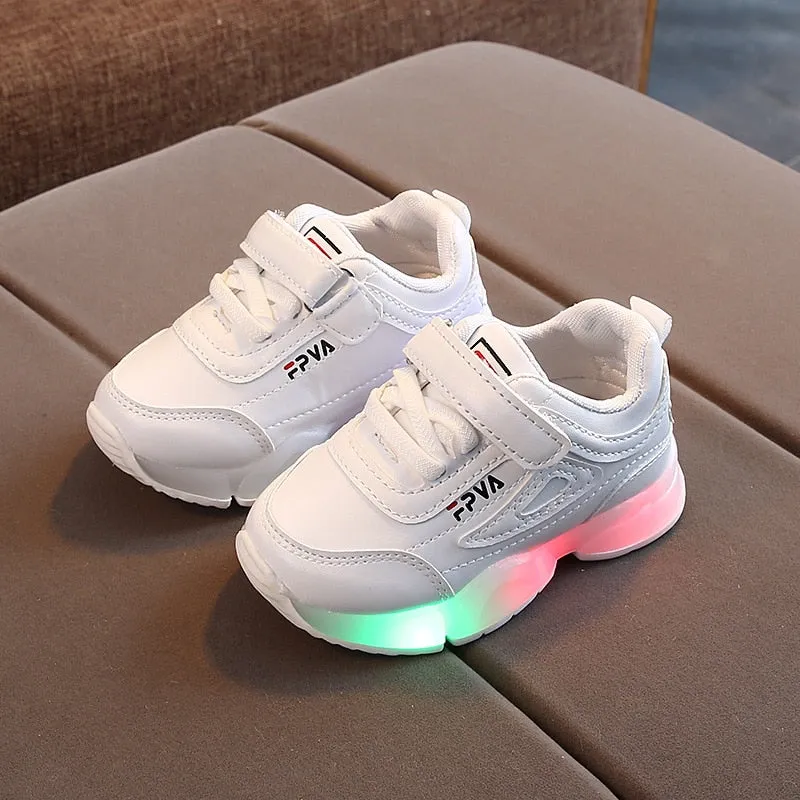 Children LED Sneakers With Light Up sole