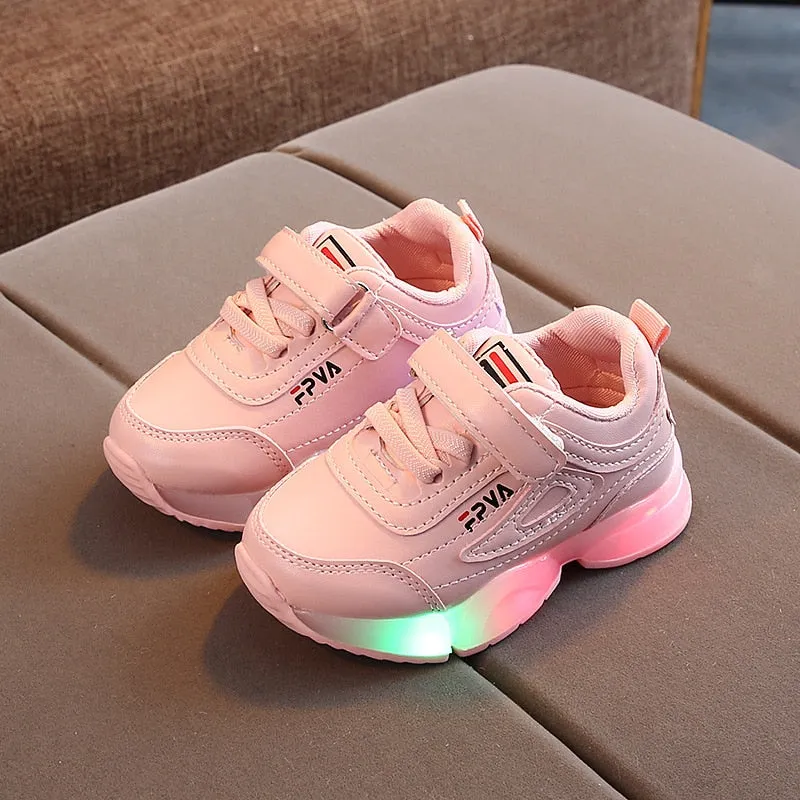 Children LED Sneakers With Light Up sole