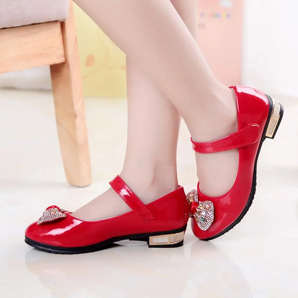 Dress Shoes Mary Jane Shoes for Girls Low Heel Dress Shoes Party Wedding Flats for Little/Big Girls Shoes
