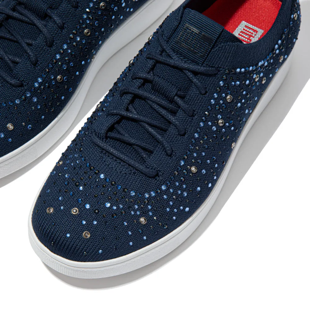 FitFlop RALLY OMBRE Crystal Knit Trainers