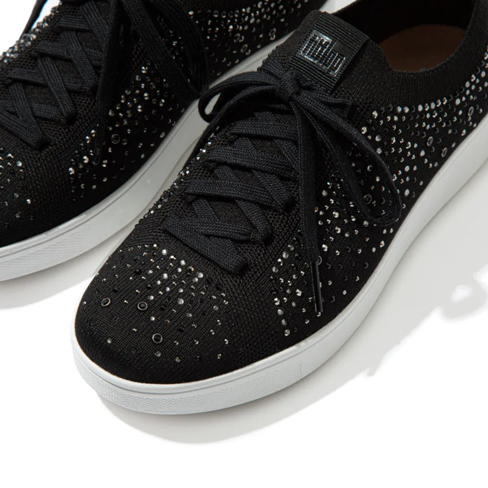 FitFlop RALLY OMBRE Crystal Knit Trainers