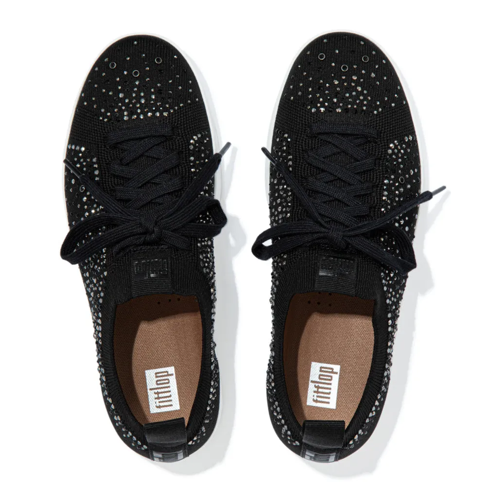 FitFlop RALLY OMBRE Crystal Knit Trainers