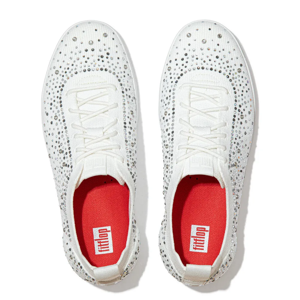 FitFlop RALLY OMBRE Crystal Knit Trainers