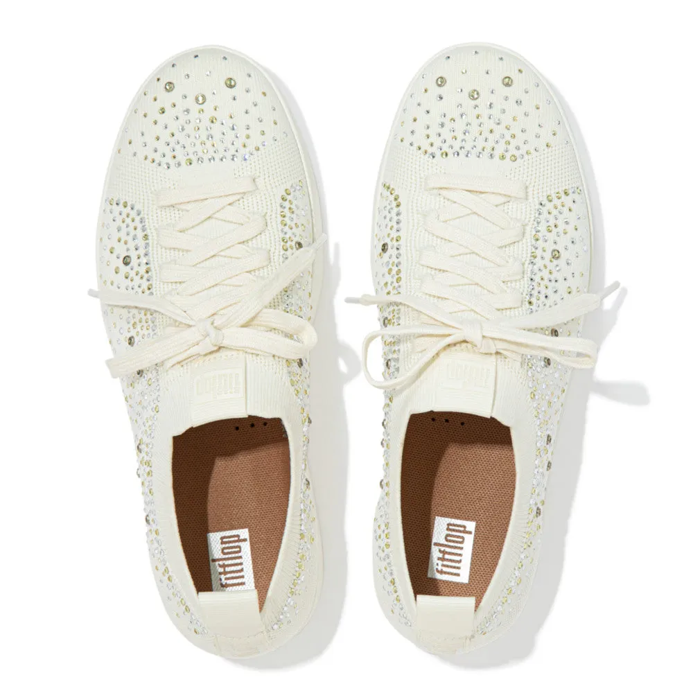 FitFlop RALLY OMBRE Crystal Knit Trainers