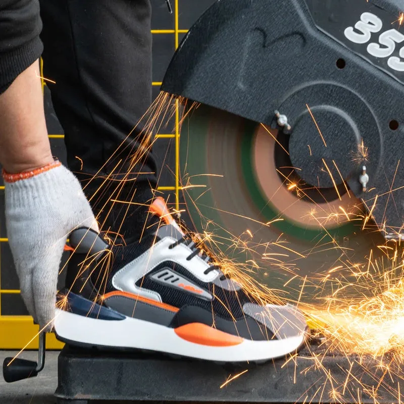 High Quality Indestructible Safety Shoes Work Sneakers Light Security Boots Steel Toe