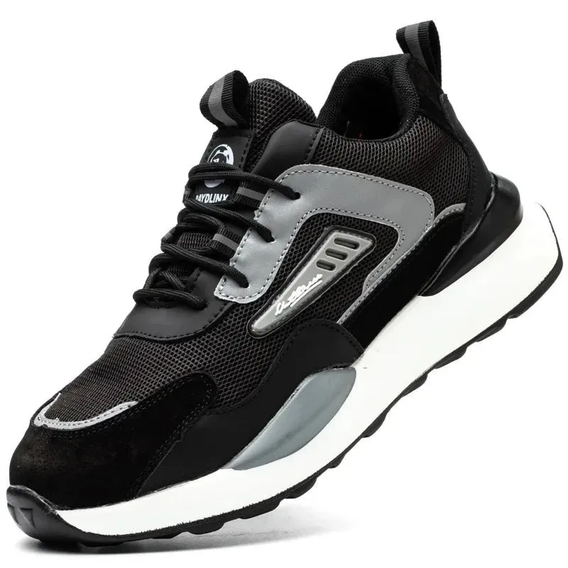 High Quality Indestructible Safety Shoes Work Sneakers Light Security Boots Steel Toe