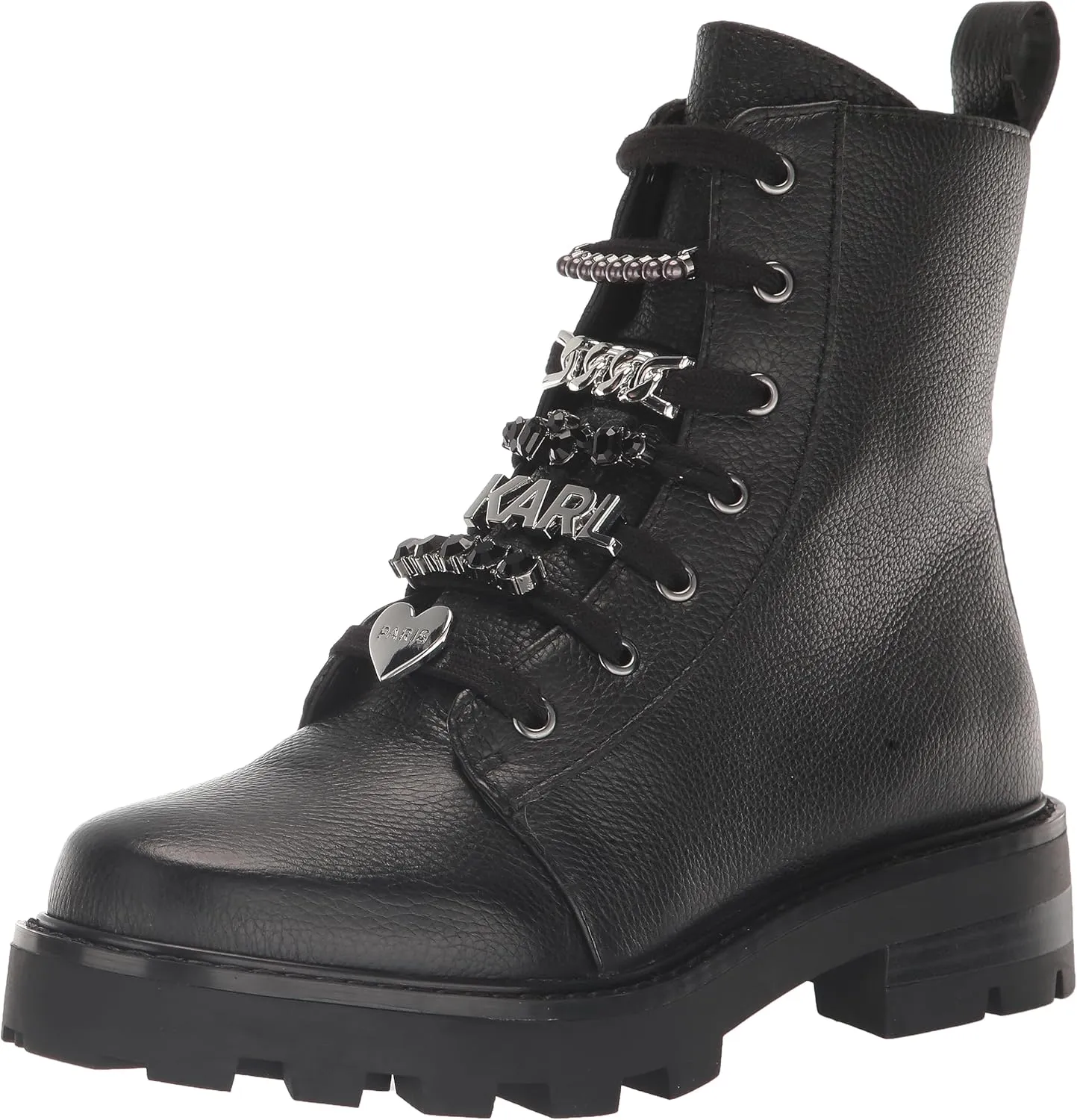 KARL LAGERFELD womens Everyday Cold Weather Mela - Combat Boot