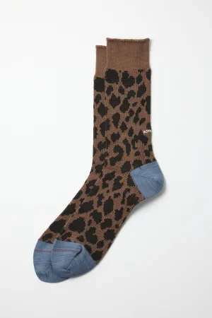 Leopard Crew Socks