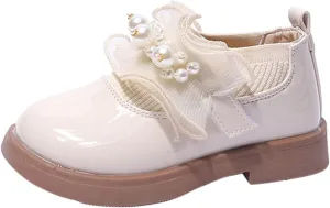 Lightweight Toddler Shoes Girls Low Heel Shoes PU Dress Shoes Casual House Shoes for Party Wedding 212 Years