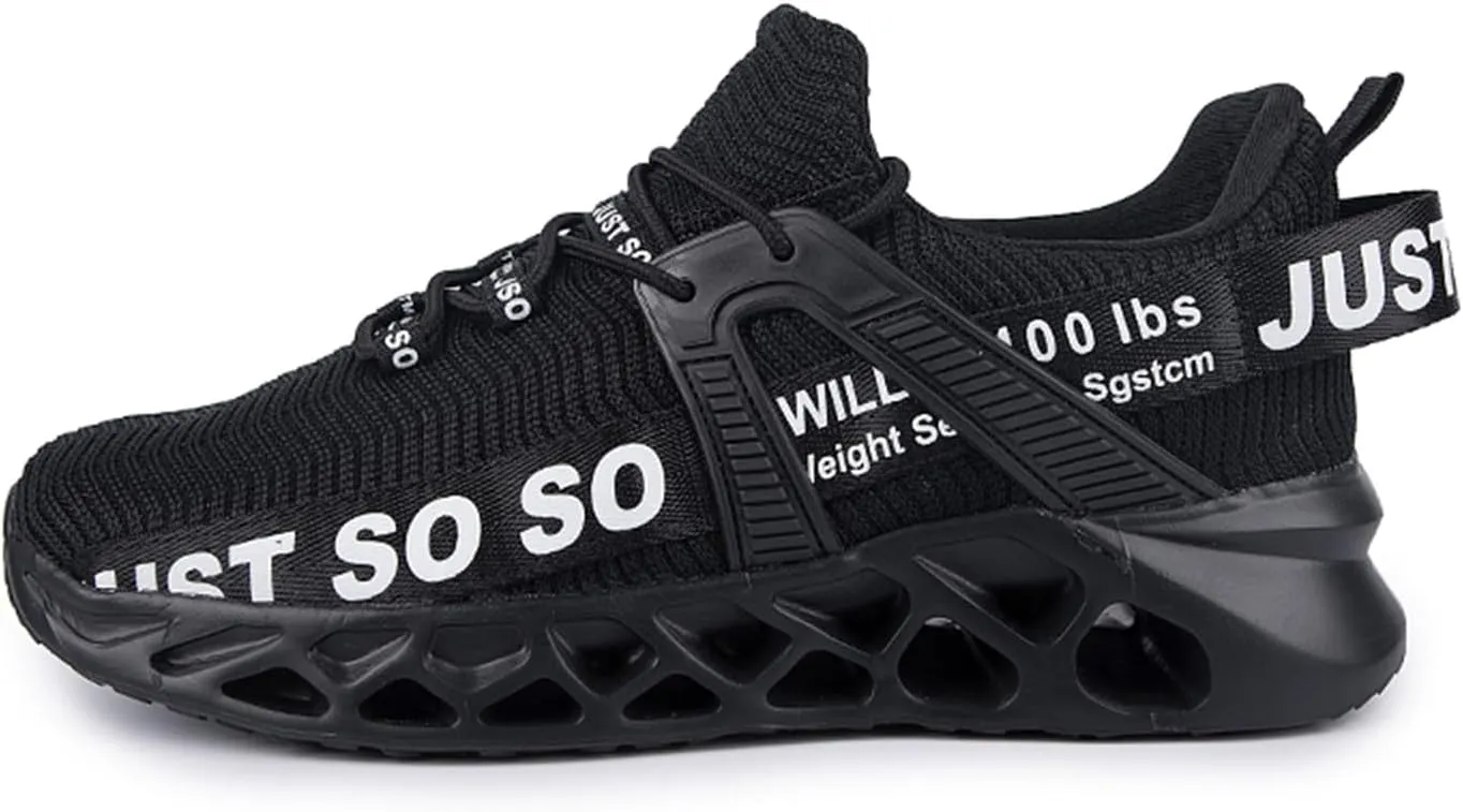 Mens Running Shoe Walking Blade Athletic Tennis Shoes Just So So Non Slip Shoes Men Fashion Sneakers