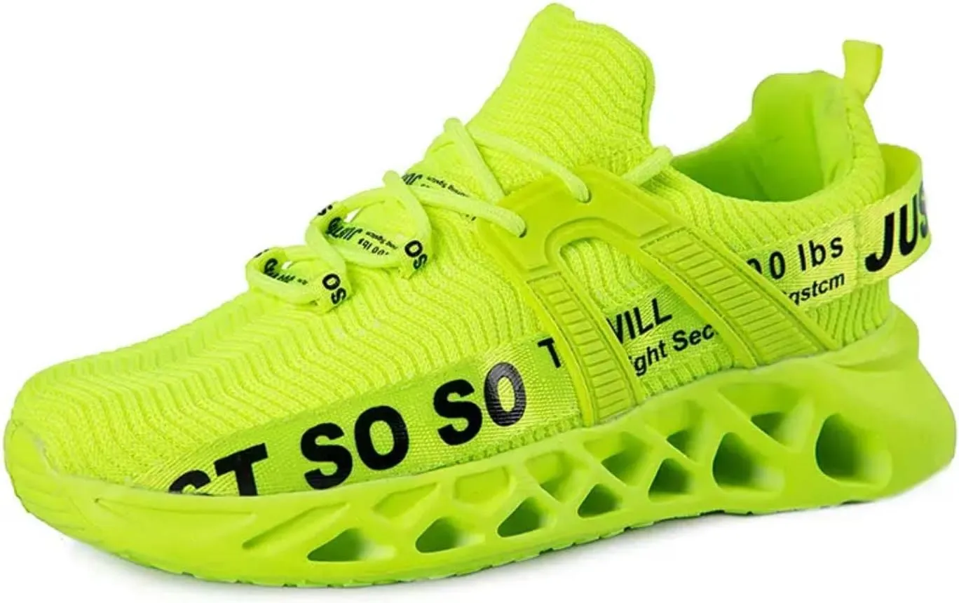 Mens Running Shoe Walking Blade Athletic Tennis Shoes Just So So Non Slip Shoes Men Fashion Sneakers