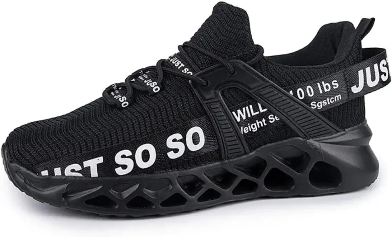 Mens Running Shoe Walking Blade Athletic Tennis Shoes Just So So Non Slip Shoes Men Fashion Sneakers