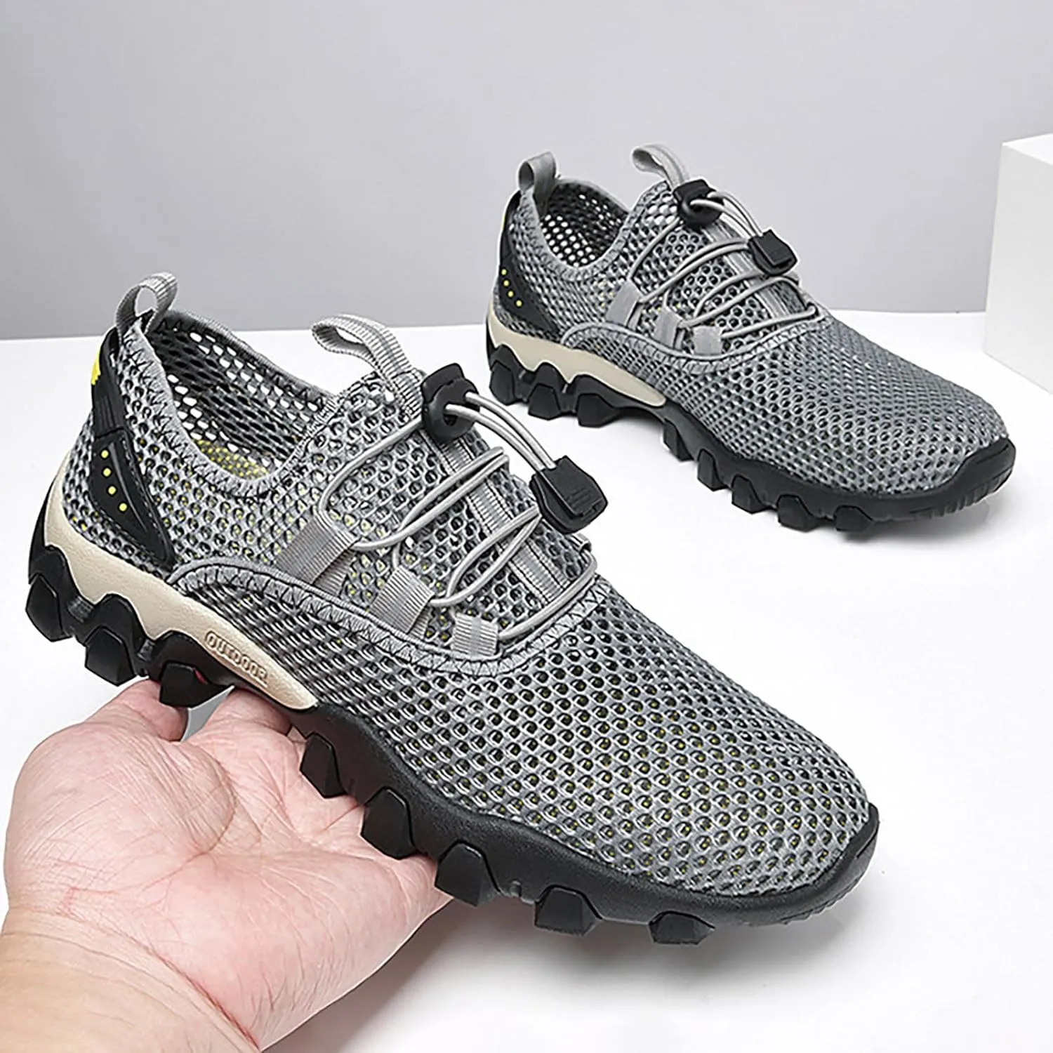Men's Summer Breathable Mesh Sports Casual Shoes Men's Hiking Shoes Tourism Hiking Fanning Sandals