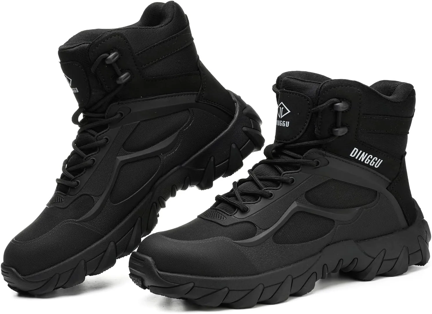 Mens Work Boots Comfortable Steel Toe Boots for Men Safety Composite Toe Industrial & Construction Boots