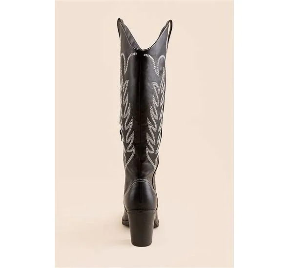 Mia Dakota Black Western Boots