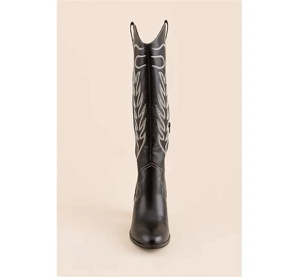 Mia Dakota Black Western Boots
