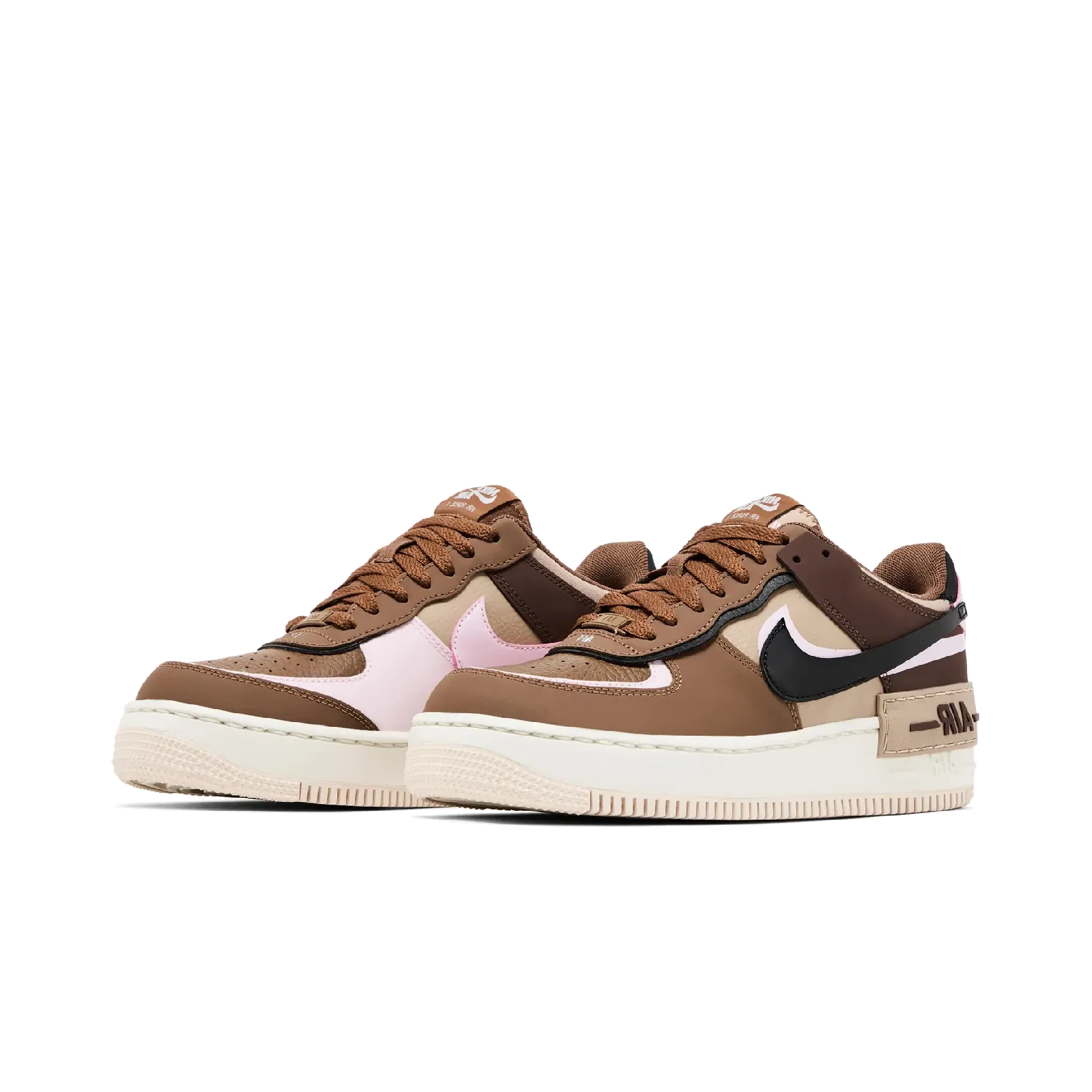 Nike Air Force 1 Low Shadow Light British Tan Pink Foam (Women's)
