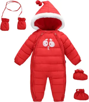 Ohrwurm Baby Boy Snowsuit Infant Girl Winter Clothes Toddler Jumpsuit Coat Jacket Outfit Hoodied