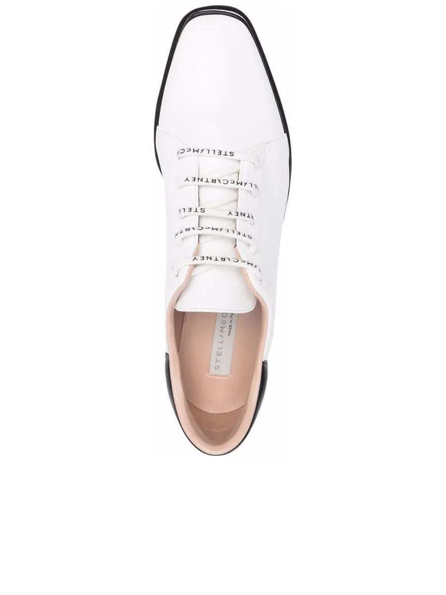 Perforated Logo Platform Sneakers
