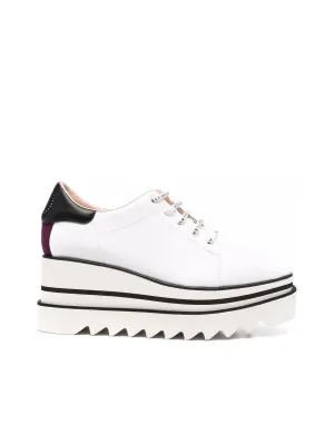 Perforated Logo Platform Sneakers