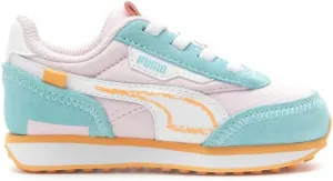 Puma Future Rider Spring - Girls' Toddler (White/Pink/Blue)