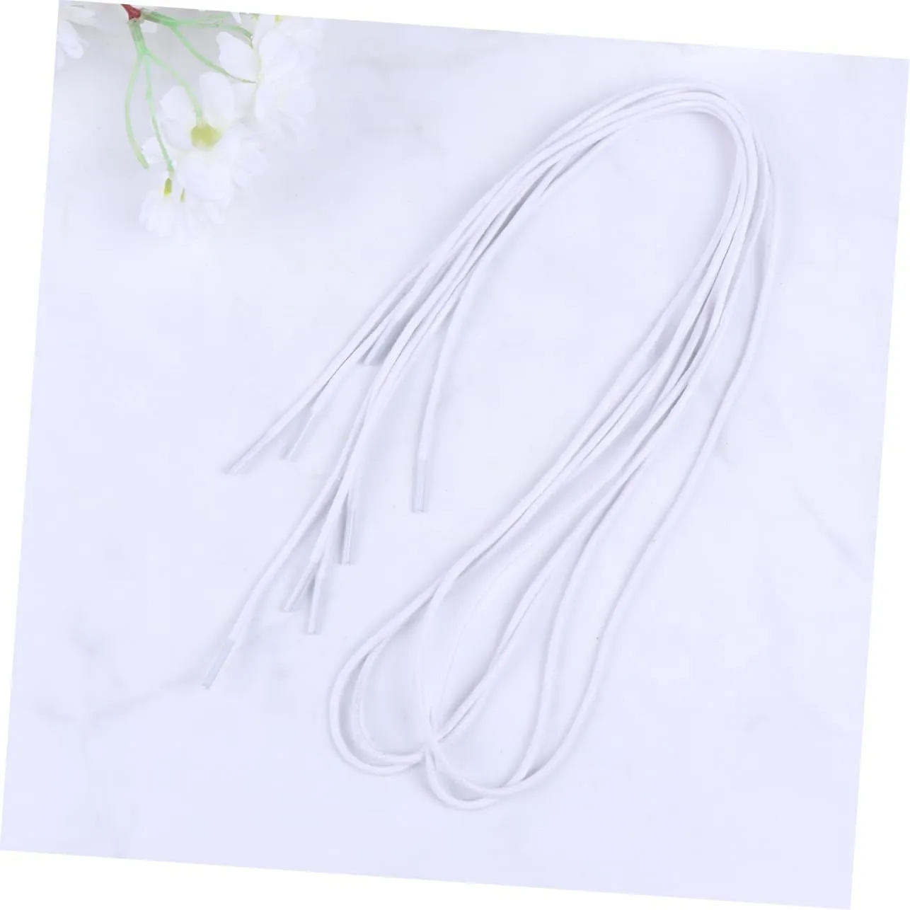 SAFIGLE Waxed Shoelace Waxed Boot Laces Elastic Shoelaces Round Shoe Laces Flat Laces Flat Boot Laces Dress Shoe