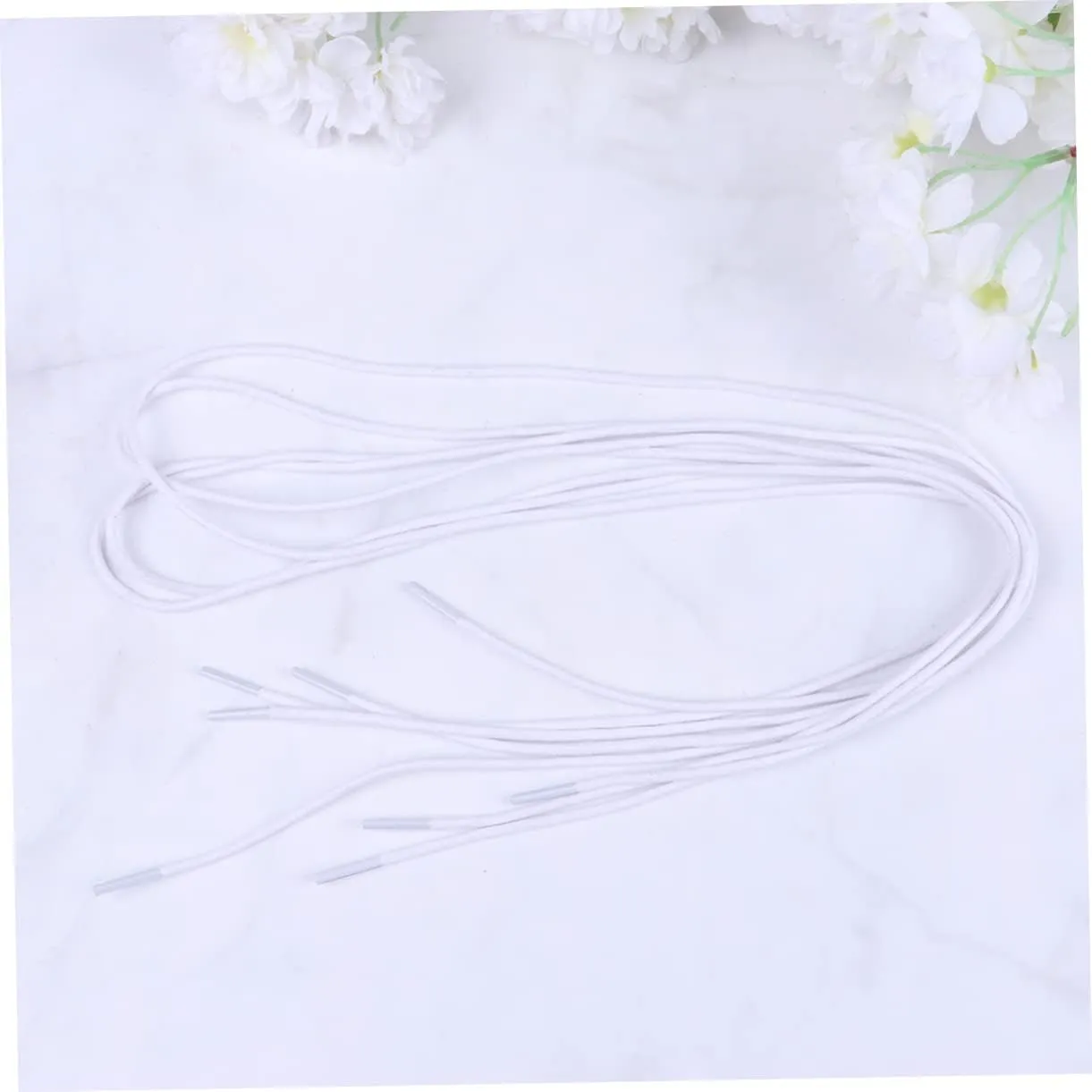 SAFIGLE Waxed Shoelace Waxed Boot Laces Elastic Shoelaces Round Shoe Laces Flat Laces Flat Boot Laces Dress Shoe