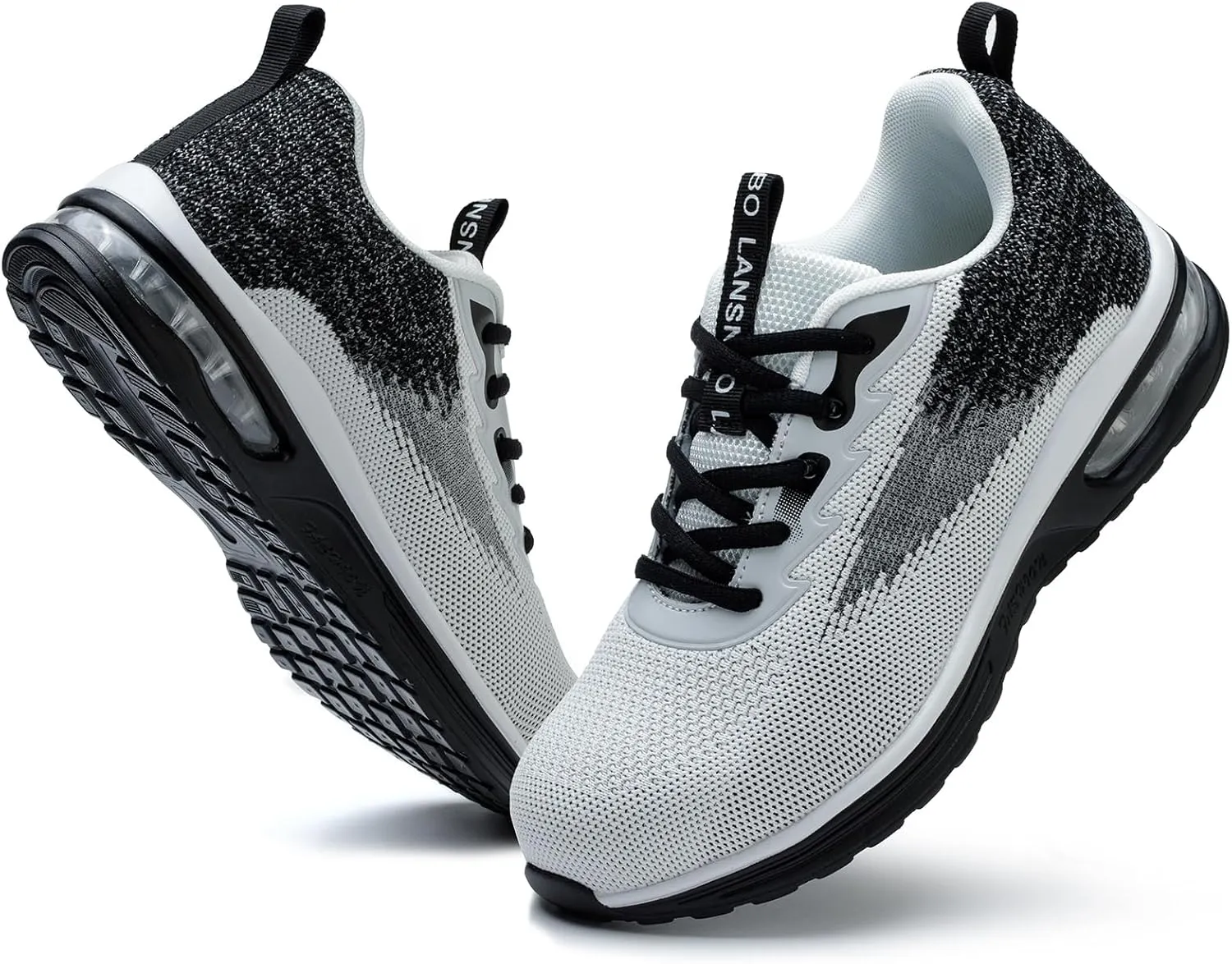 Steel Toe Shoes for Women Lightweight Breathable Safety Work Sneakers Non Slip Puncture Proof Utility Slip On Footwear for Industrial Construction