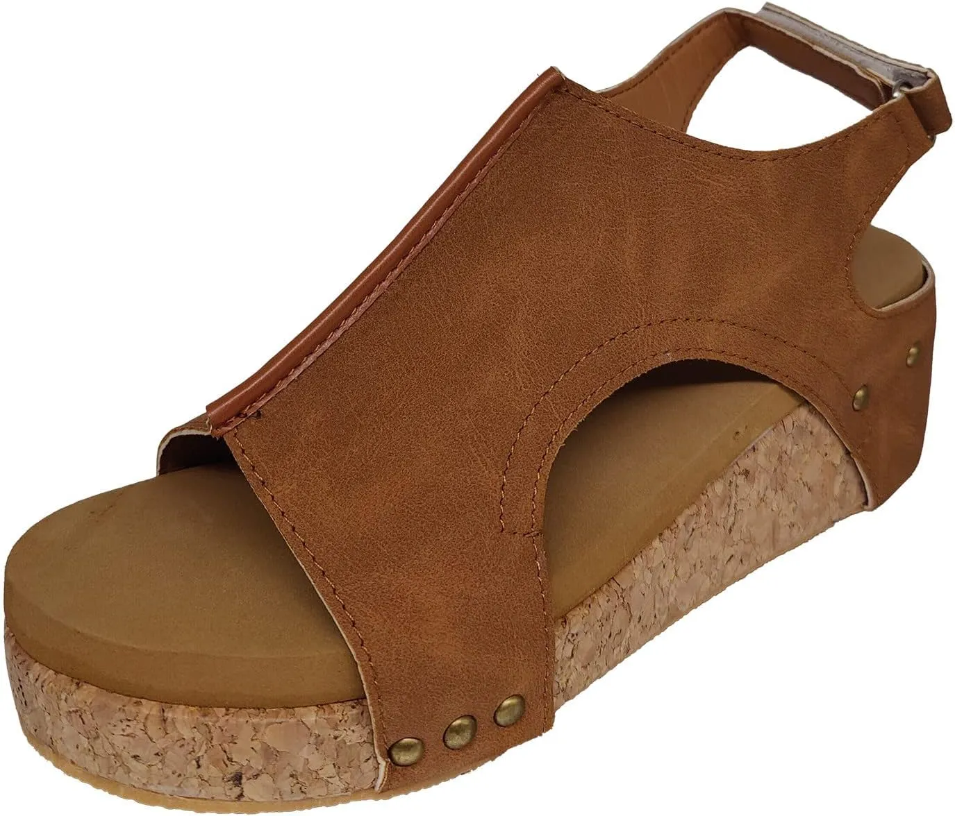 Summer Sandals for Women 2025 Trendy Dressy Platform Wedge Sandals Women's Open Toe Buckle Ankle Strap Wedges Sandal Ladies Comfortable Low Heel Shoes Wedding Party Dress Shoe