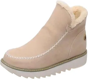 Wide Width Snow Boots for Women Plus Size Snow Boot Women Cute Women Winter Boots Fashion Wide Snow Boots for Women Botas De Invierno Para Mujer Elegantes Con Tacon