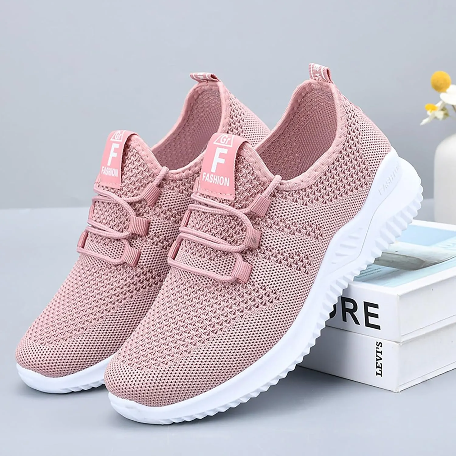 Women Sneakers Women's Walking Shoes Running Tennis Shoes Non Slip Comfortable Breathable Workout Sports Athletic Sneakers