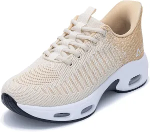 Womens Air Walking Shoes Athletic Sports Tennis Running Fashion Sneakers for Gym Workouts