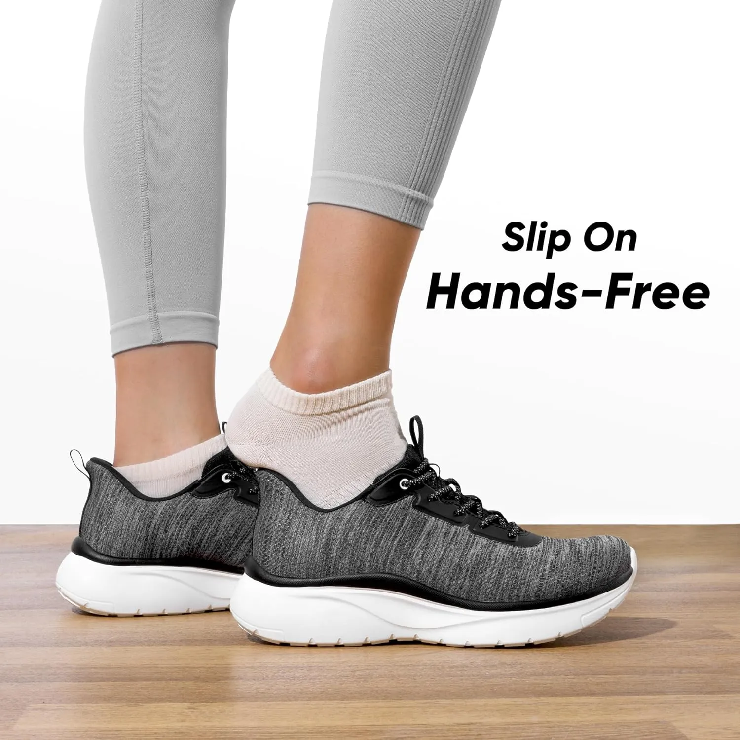 Women's Slip on Walking Shoes Tennis Lightweight Gym Sneakers ActiveFlow Workout Breathable Hands-Free Cross Trainer Comfortable Fashion Sneakers