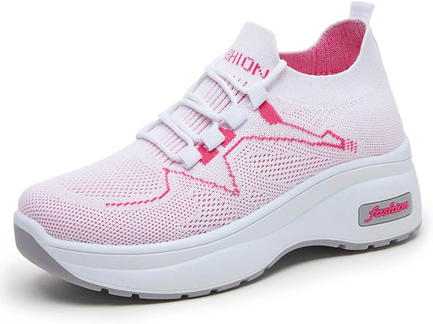 Women's Walking Shoes Cushion Comfortable Running Tennis Shoes Non Slip Sports Athletic Breathable Fashion Sneakers
