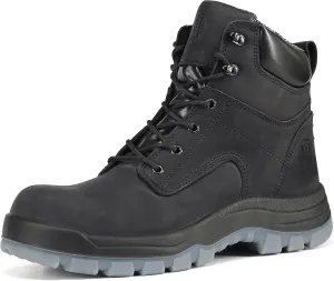 Work Boots for Men, 6" Composite Toe Waterproof Mens Work Boots, Non-Slip Puncture-Proof Safety Anti-Static Working Shoes 81N01
