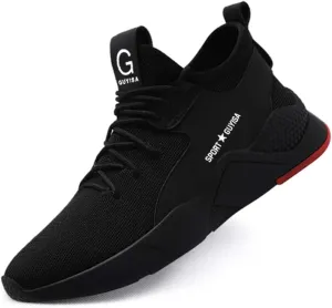 Work Shoes Steel Toe Safety Shoes Puncture Proof Construction Shoes Comfortable Non-Slip Sneakers