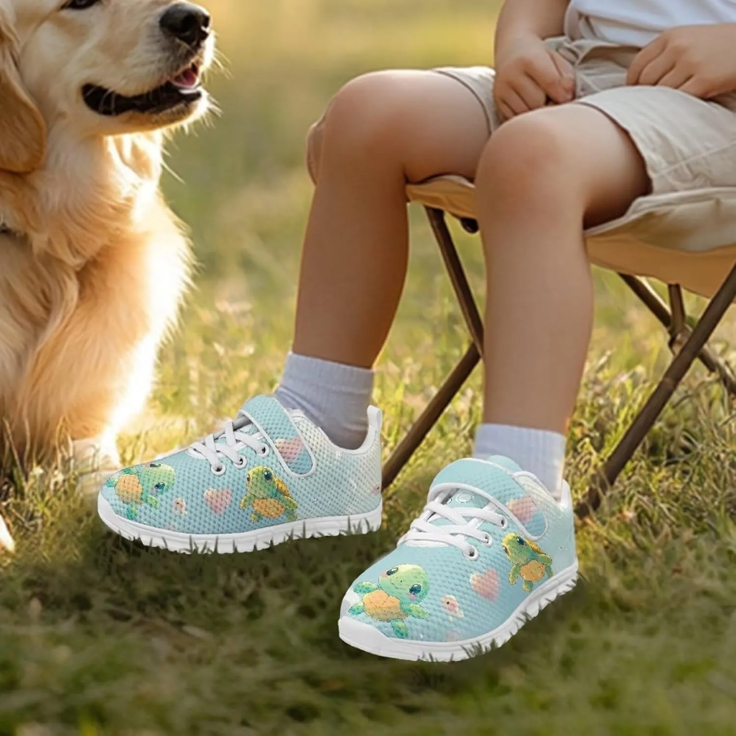 Yzaoxia Little/Big Kids Tennis Shoes for Girls Sneakers with Strap