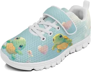 Yzaoxia Little/Big Kids Tennis Shoes for Girls Sneakers with Strap